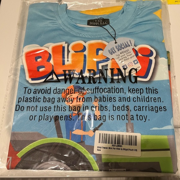 Moonbug Shirts & Tops Blippi Tractor Shirt Poshmark